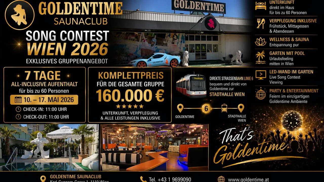 Goldentime Vienna: When a Sauna Club Becomes Eurovision's Base Camp